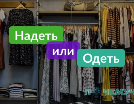 Одеть или надеть
