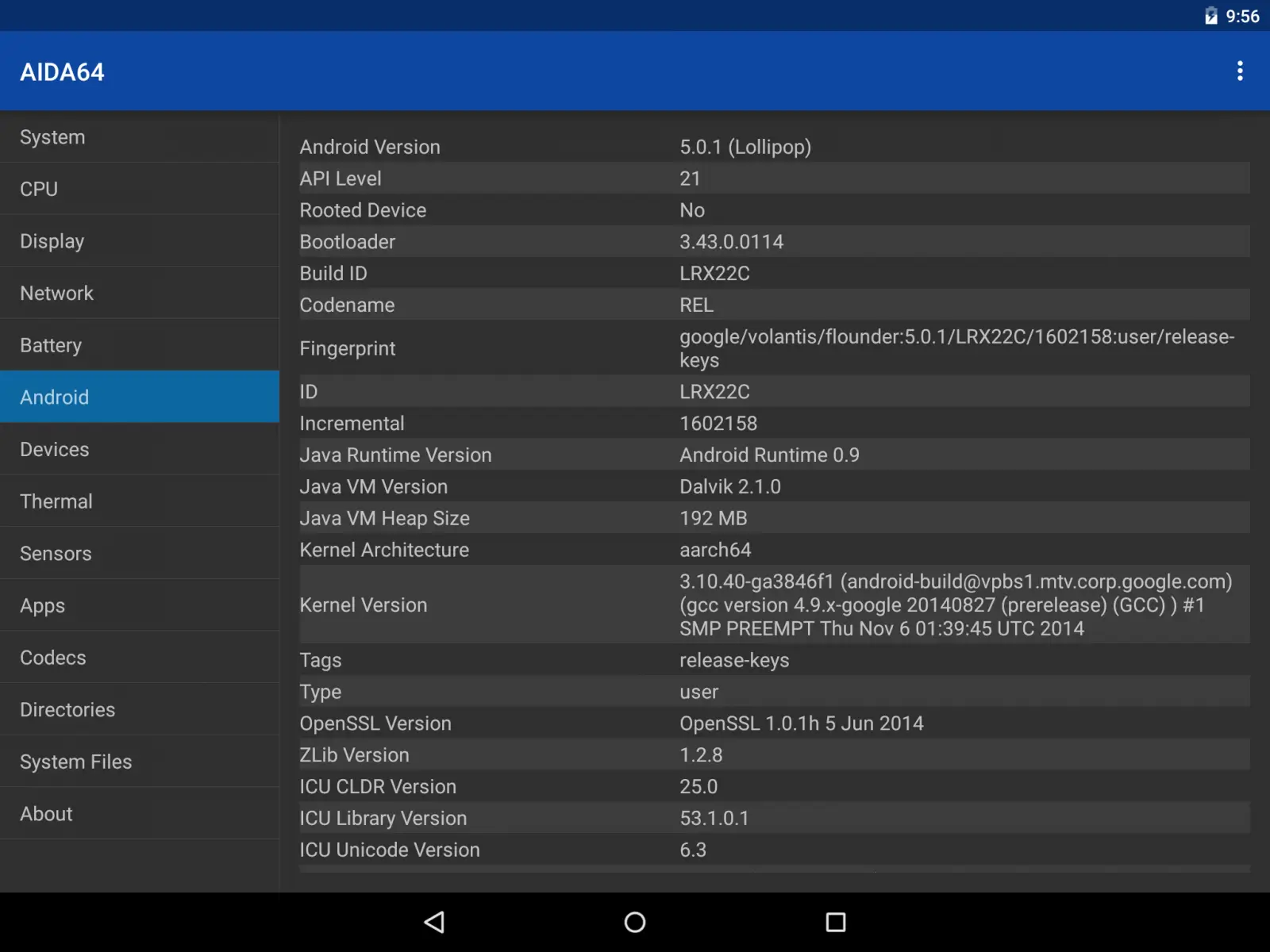 AIDA64 на Android